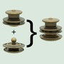 Example of use #1: LOXX® Fastener – Antique Brass-Plated