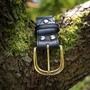 Przykład użycia #1: Mosiężna sprzączka pasków 40 mm