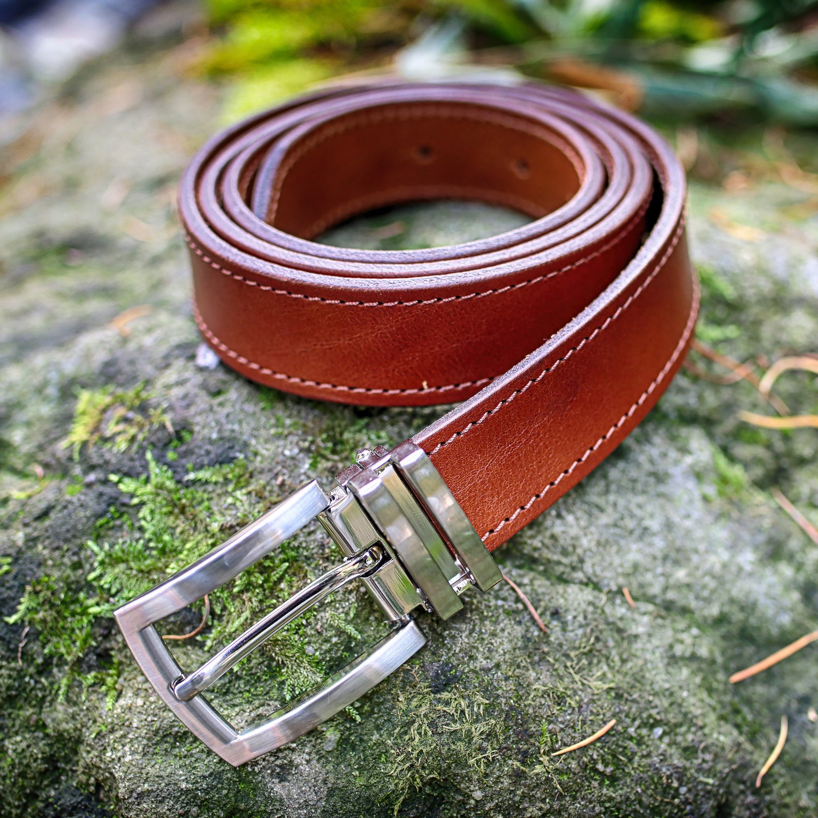 Ensemble Boucle Et Embout De Ceinture En Nickel Brossé – Western Hardware – Neuf