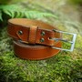 Anwendungsbeispiel #1: Gürtelschnallen 30 mm – Gebürstetes Nickel