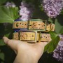 Example of use #5: Double Bar Collar Buckle – Brass