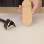 Exemple d'utilisation #1: Emporte pièce pour embout de ceinture 19 mm