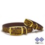 Example of use #4: Double Bar Collar Buckle – Brass