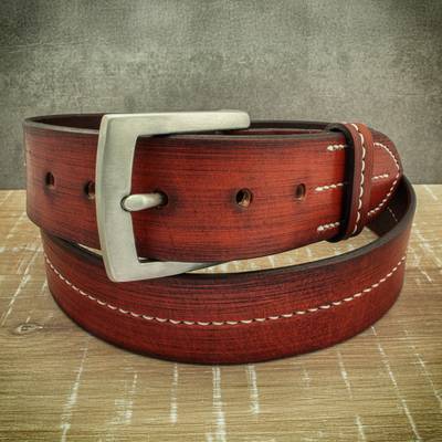 Make a Leather Belt with Hardware