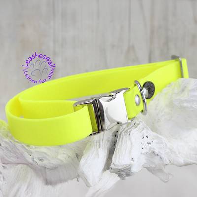Haz un collar amarillo neón