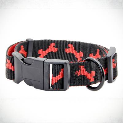 Ensamble collar de nylon con motivos