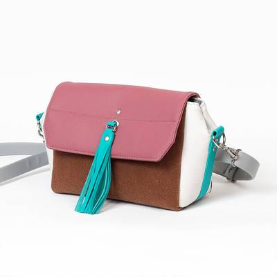 Small leather handbag