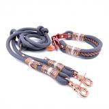 Light Purple Collar and Leash with Ornament