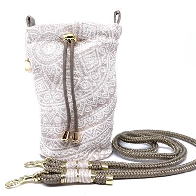 Walkie bag „Grey Cord - Tan“