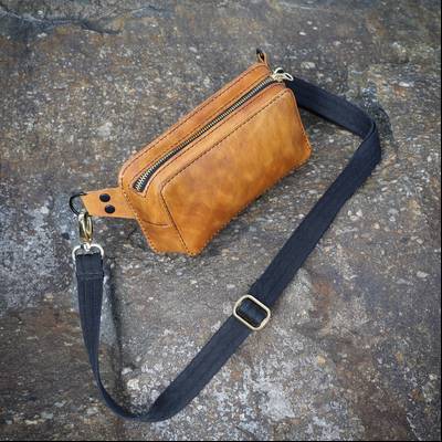 Handcrafted Leather Crossbody Bag