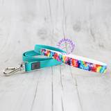 Green Leash with Webbing Snap Hook