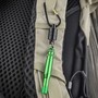 Example of use #1: Aluminum Keychain Carabiner 48 mm, Brass Screw Lock