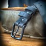 Example of use #4: Solid Brass Belt Buckle 35 mm – Matte Black