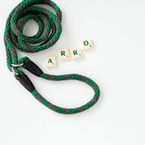 Rope collar with leash