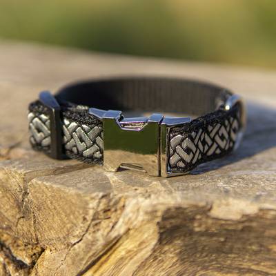 Silver / Black Collar