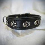 Dog collar paws