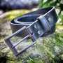 Example of use #1: Belt buckle 35 mm – Brushed Gun Metal