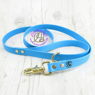 Leash made from Blue Waterproof Webbings
