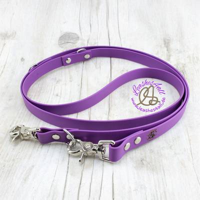 Leash made from Purple Waterproof Webbings