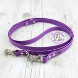Leash made from Purple Waterproof Webbings