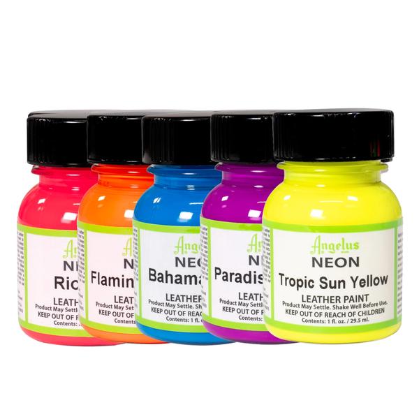 Angelus neon acrylic paint for leather 29.5 ml