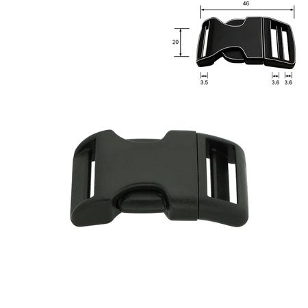 Plastikowa klamra zatrzaskowa Duraflex 20 mm