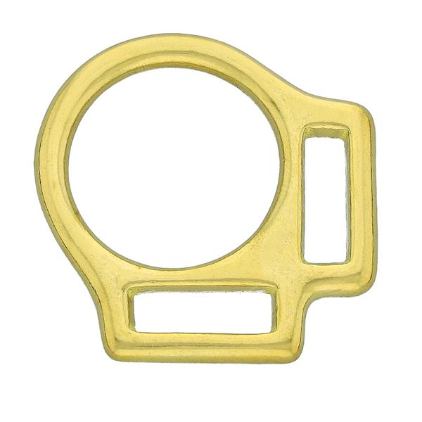 Heavy-Duty 2 Sided Halter Square – Brass