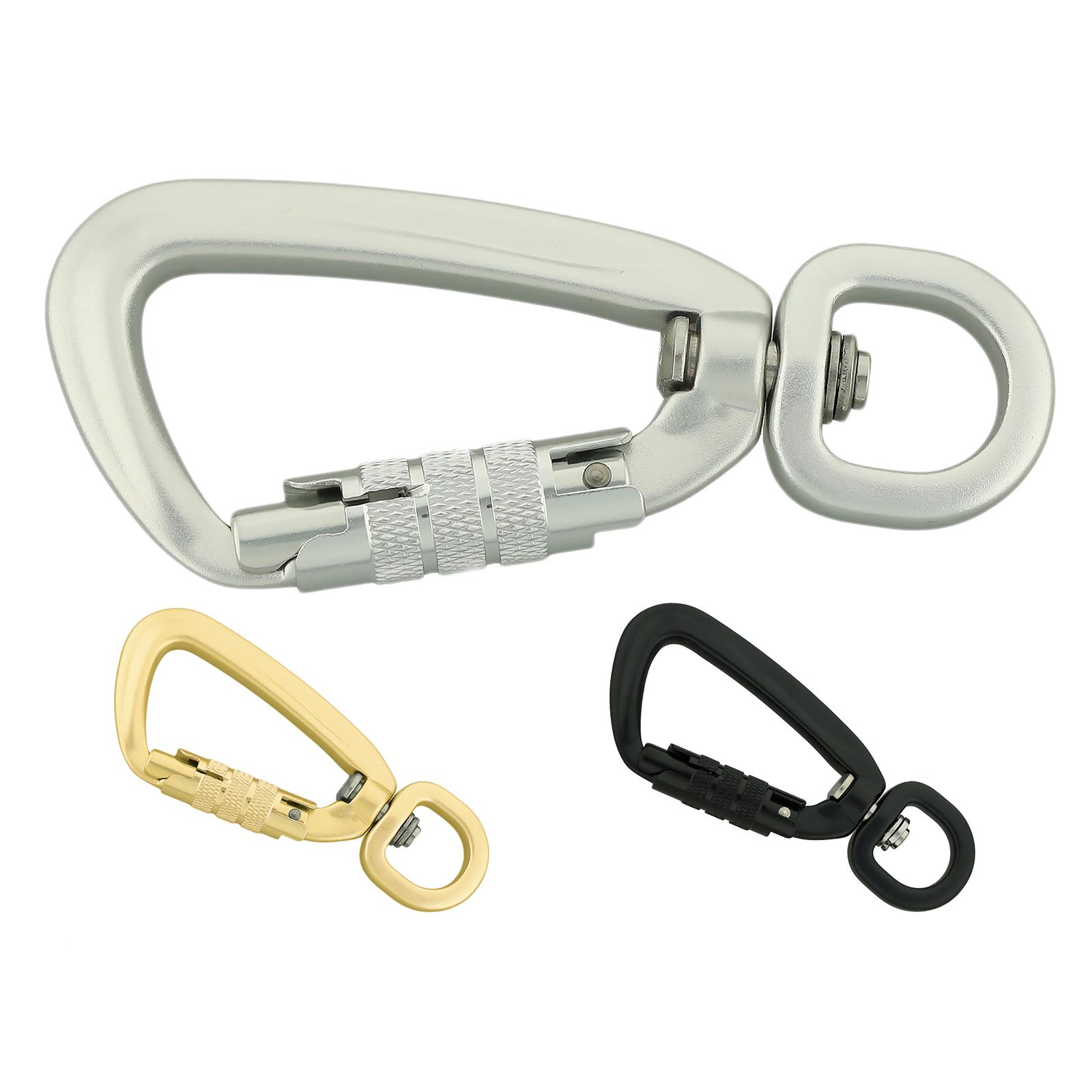 Mousqueton alu 1/4 de tour - ancrage - 0503F37790004