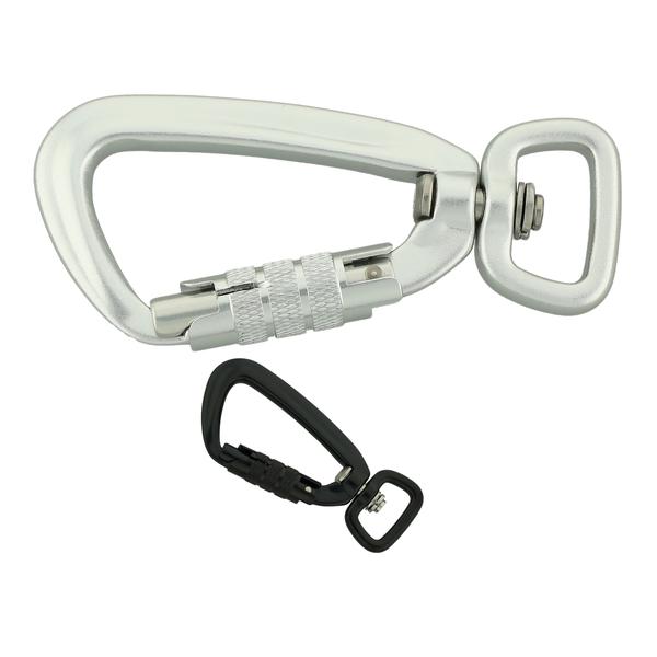 Aluminium Carabiner 86 mm/20 mm – Twist-Lock