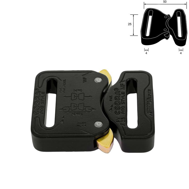 Aluminiowa klamra COBRA® 25–50 mm | Pet Hardware®