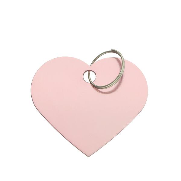 Aluminum Heart-Shaped Pet ID Tag