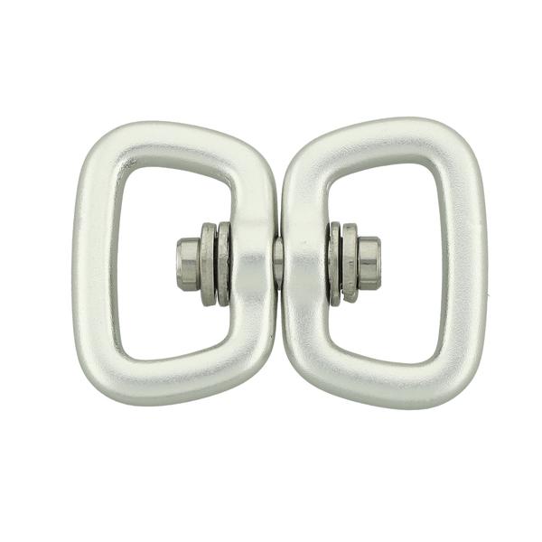 Hliníkový obrtlík ø 20 mm/20 mm – stříbrný