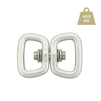 Drehwirbel aus Aluminium ø 20 mm/20 mm – Silber