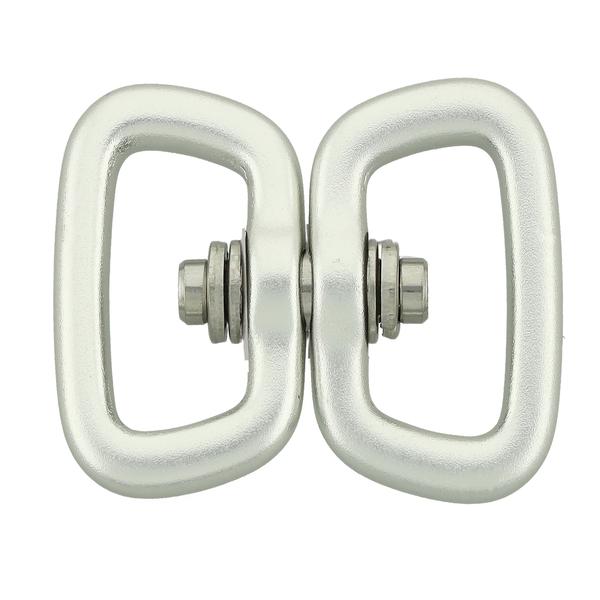 Алюминиевая вертлюг ø 25 mm/25 mm – серебро