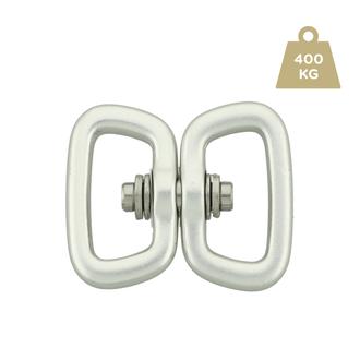 Drehwirbel aus Aluminium ø 25 mm/25 mm – Silber