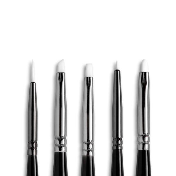 Set of 5 Angelus brushes for detail painting
