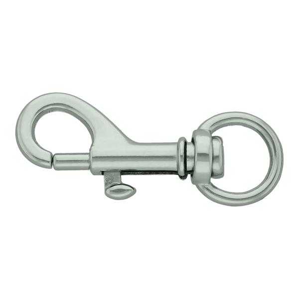 Karabinerhaken "Baby" 46 mm/10 – Verchromt