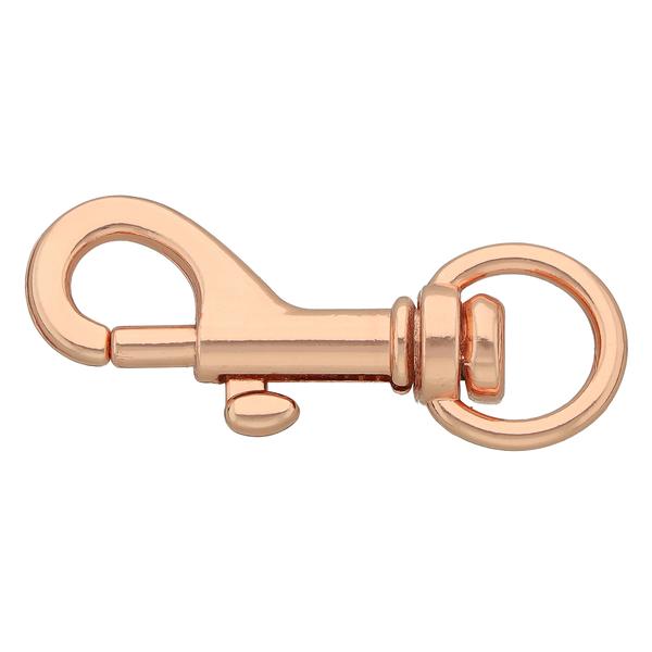 Baby snap hook 46 mm/10 – Rose Gold