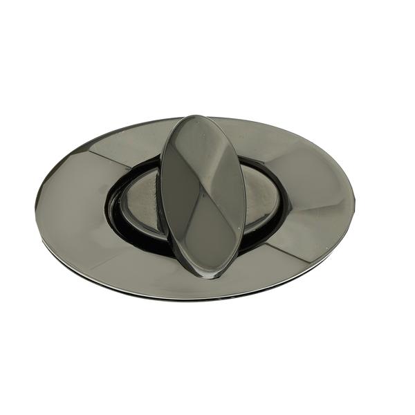 Fermoir tourniquet ovale – Nickel Noir