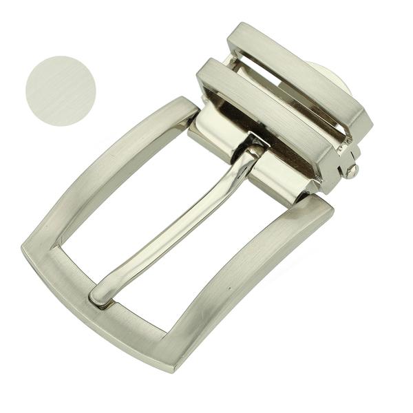 Belt buckle with keeper 30 mm – Brushed