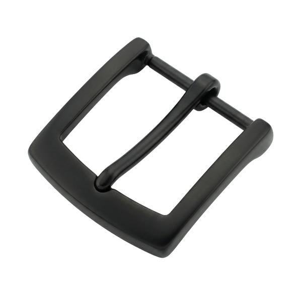 Belt Stainless steel Pin buckle 40 mm – Matte Black
