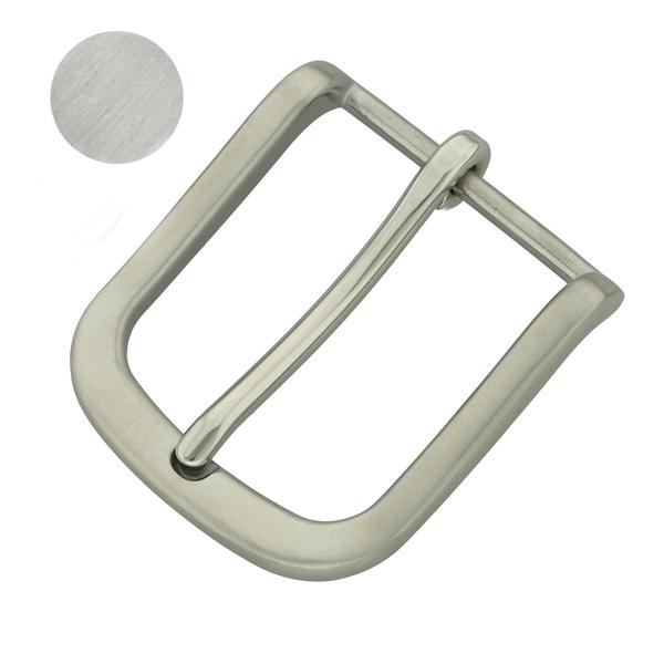 Gürtelschnalle Edelstahl Rostfrei 40 mm – Gebürstet