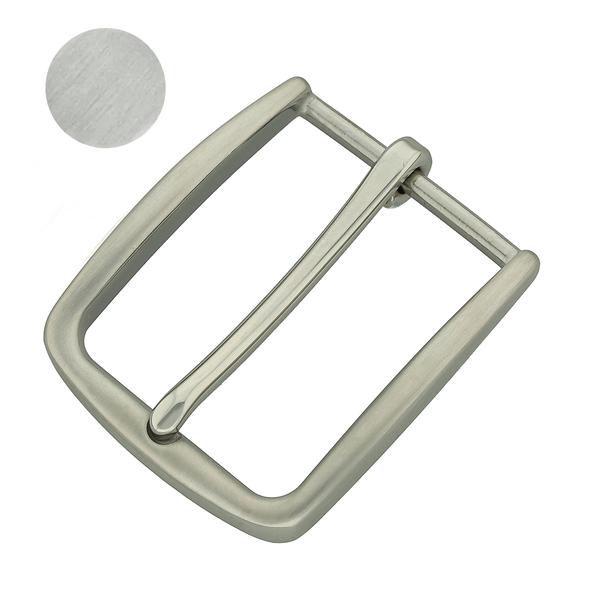 Gürtelschnalle Edelstahl Rostfrei 40 mm – Gebürstet