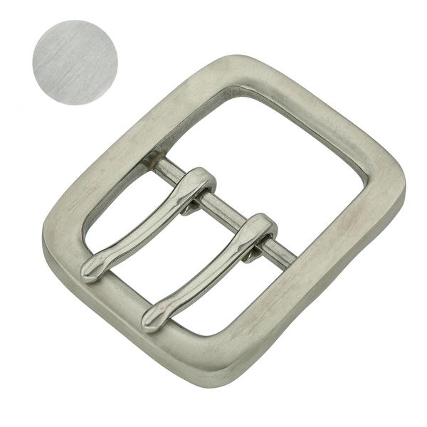 Gürtelschnalle Edelstahl Rostfrei 40 mm – Gebürstet