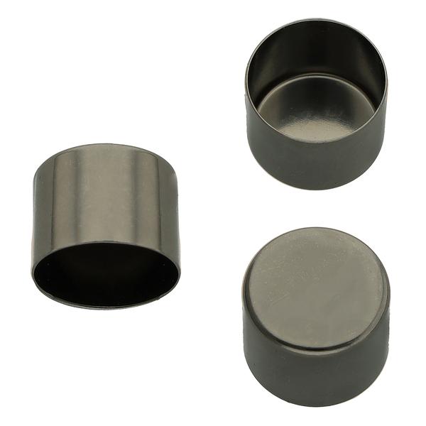 Seilendkappe aus Messing – Grau