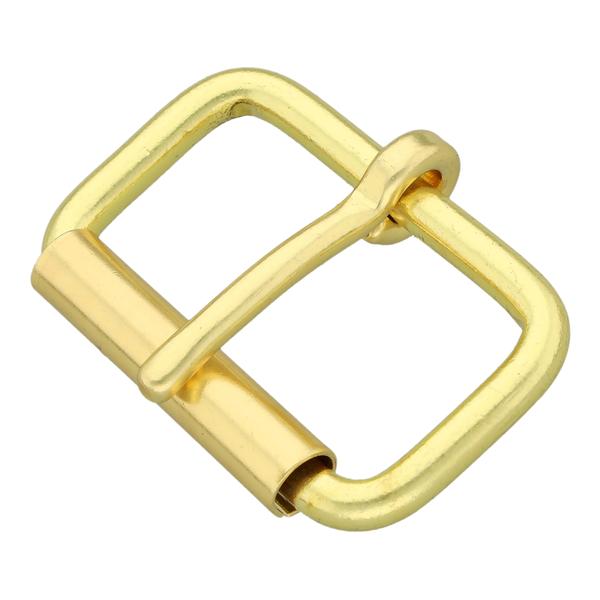 Boucle de sellerie en bronze avec rouleau