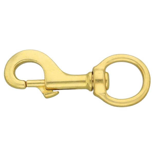 Mousqueton en laiton 12 cm/32