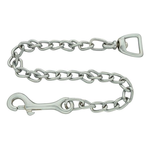 Chain leash for horse without handle