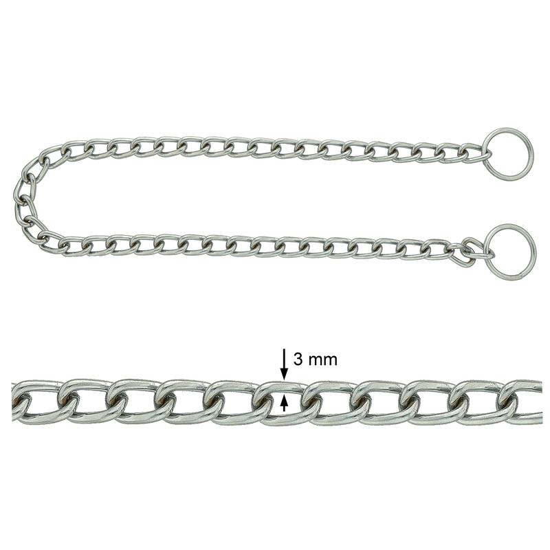 Cuello De Perro De Cadena De Serpiente Cromado X-fine De Gua | Cuotas