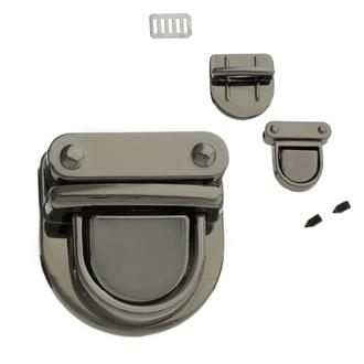Taschenverschluss – Schwarzes Nickel, 24 mm